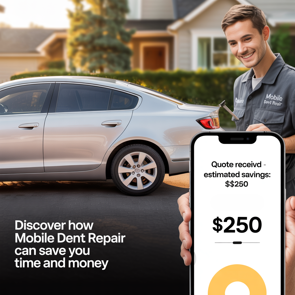 how mobile dent repair saves money